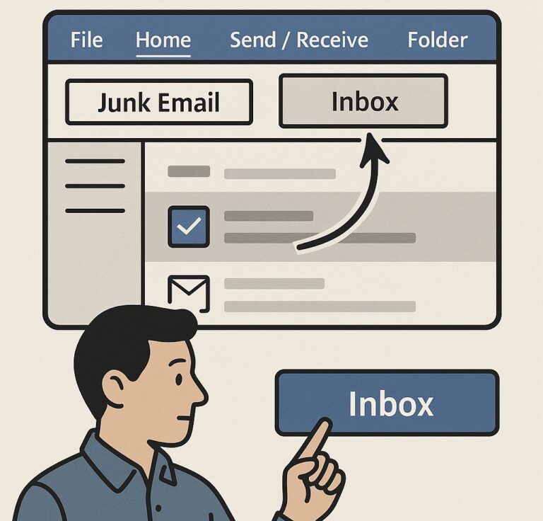 如何避免outlook信件被丟至Junk Email